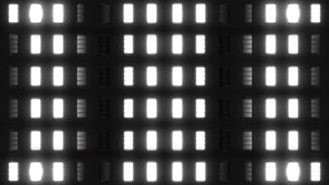 abstract light pattern on led wall