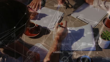 Network of data and connections