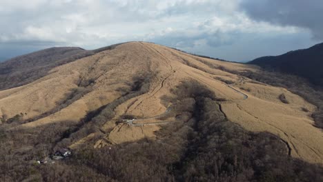 skyline aerial view in mt. fuji