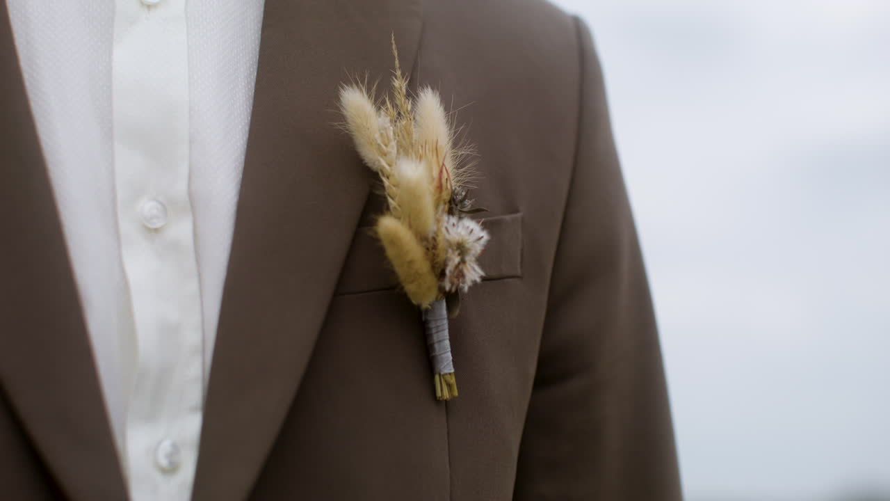 Closeup of a man's accessory