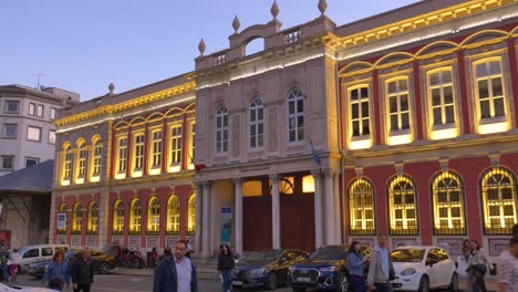 historical building in istanbul at twilight