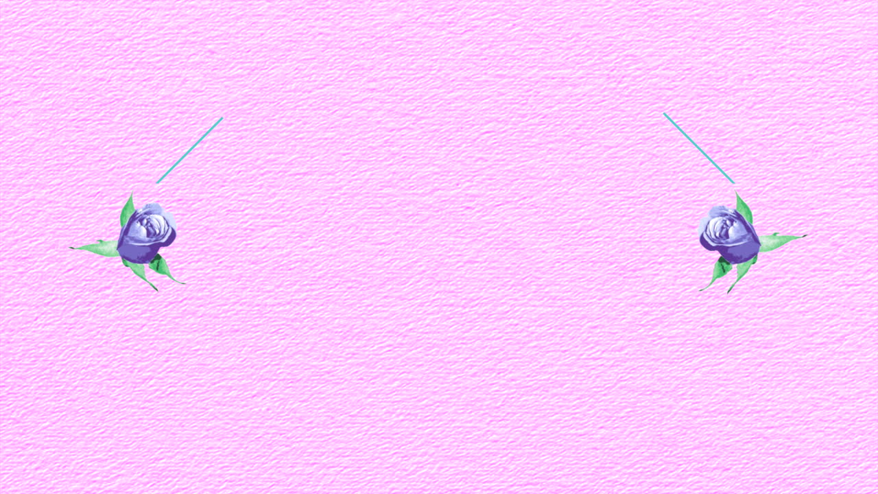 보라색 꽃과 분홍색 종이 질감에 프레임