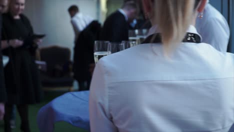 champagne service at an event