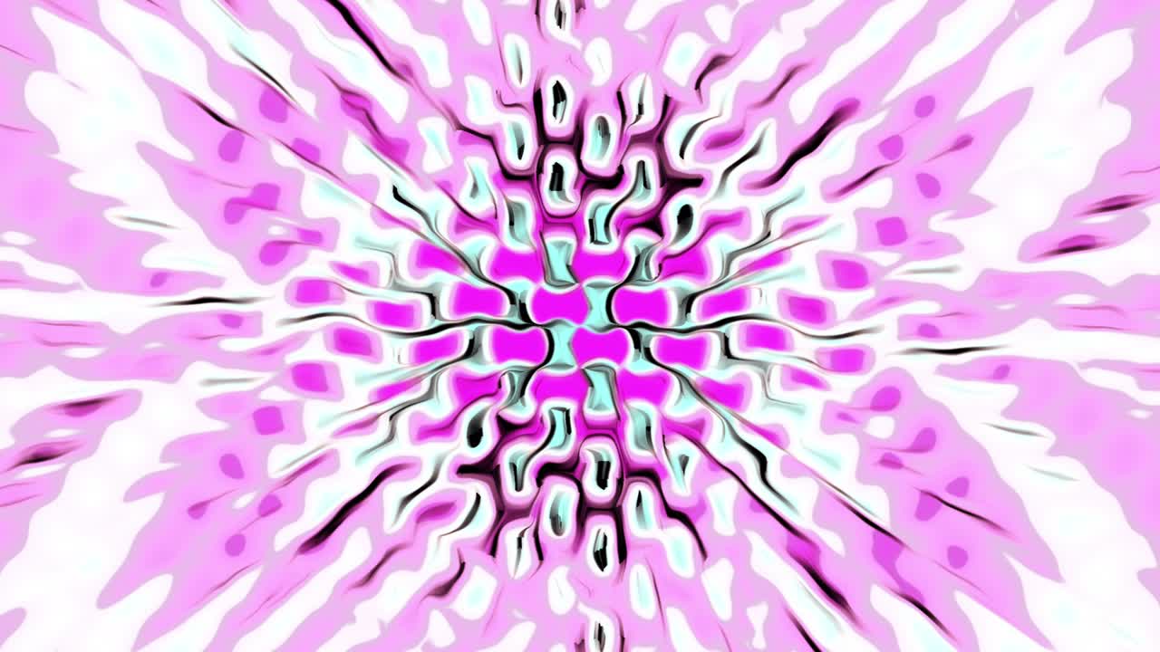 la mariposa alienígena es un bucle de fondo de neón de moda.