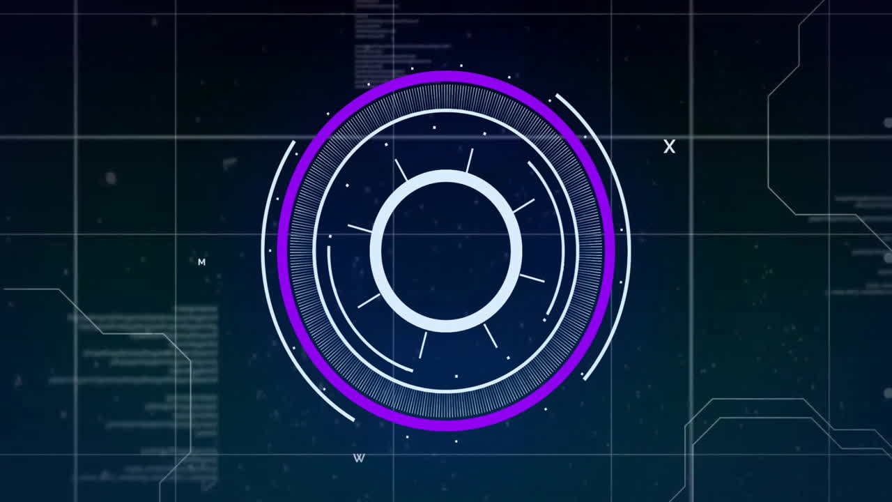 Animation of scope scanning over data processing