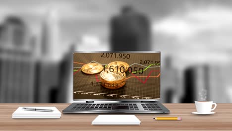 finanzas y presupuesto, animación de fondo