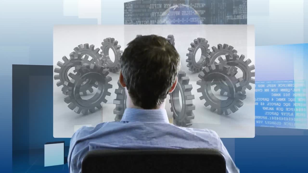 ⁇ 과 기어가 움직입니다.