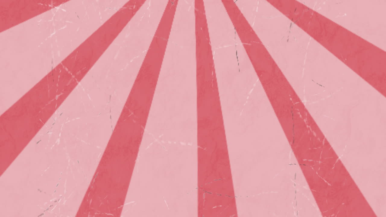 회전하는 분홍색 밝은 진동하는 줄무 ⁇ 의 애니메이션이 무 ⁇ 없는 루프에서 최면 운동으로 움직입니다.