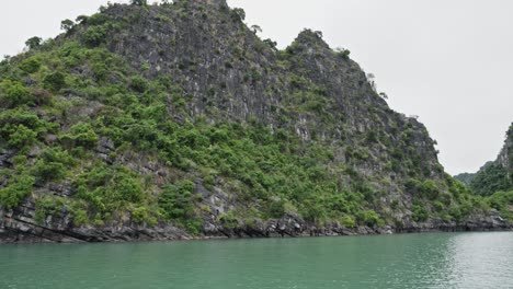 ragged peaks on the ha long bay national parks in northeast vietnam