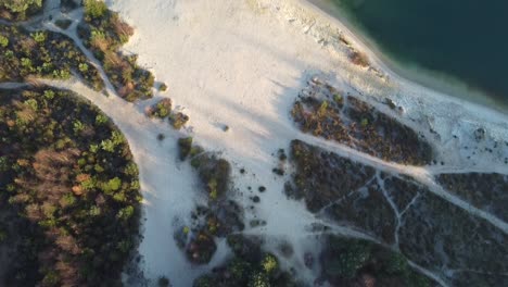 Nature-reserve-in-Drenthe,-Netherlands-from-above