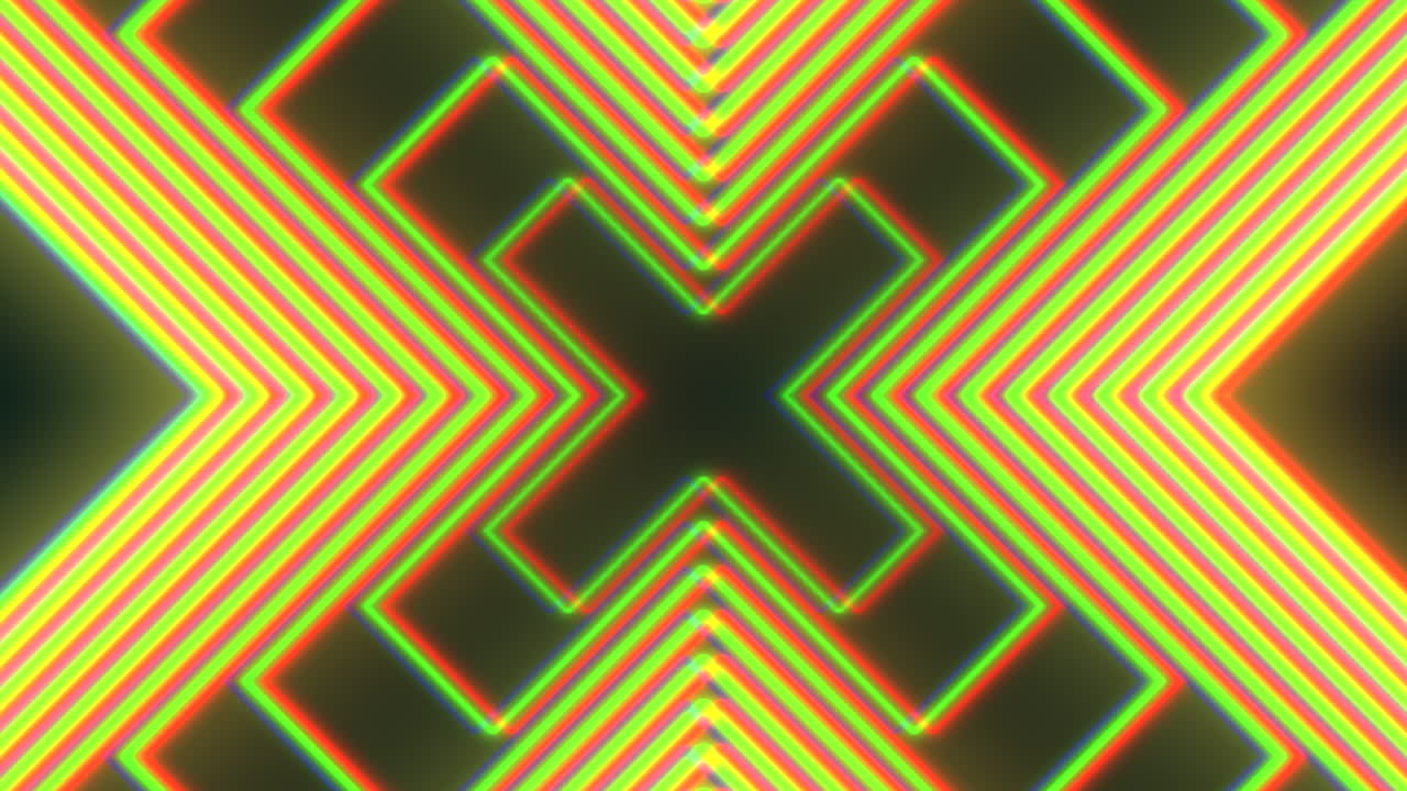 A colorful and dynamic pattern composed of lines and shapes, showcasing movement and depth. This versatile design could serve as a striking background or texture element in various creative projects