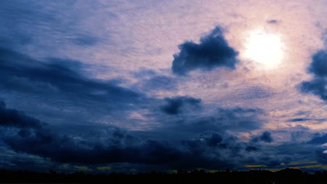 these dramatic time lapse sky with sun video suitable muti use projects, insert your title, message or logo