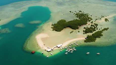 luli island, puerto princesa, palawan. island hopping tour at honda bay, palawan