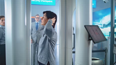 control de seguridad del aeropuerto
