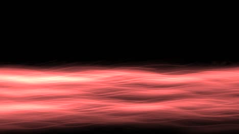 coral colored flow across black background