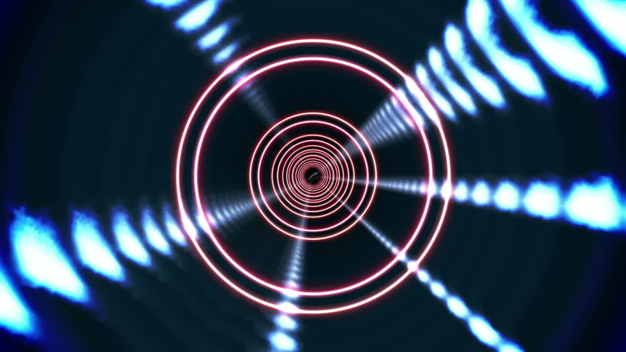 diseño de vórtice de círculo en negro