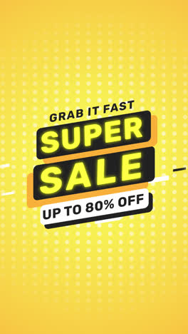 super sale advertisement