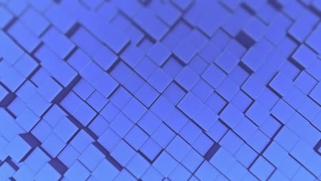 motion blue 3d cubes animation video loop background