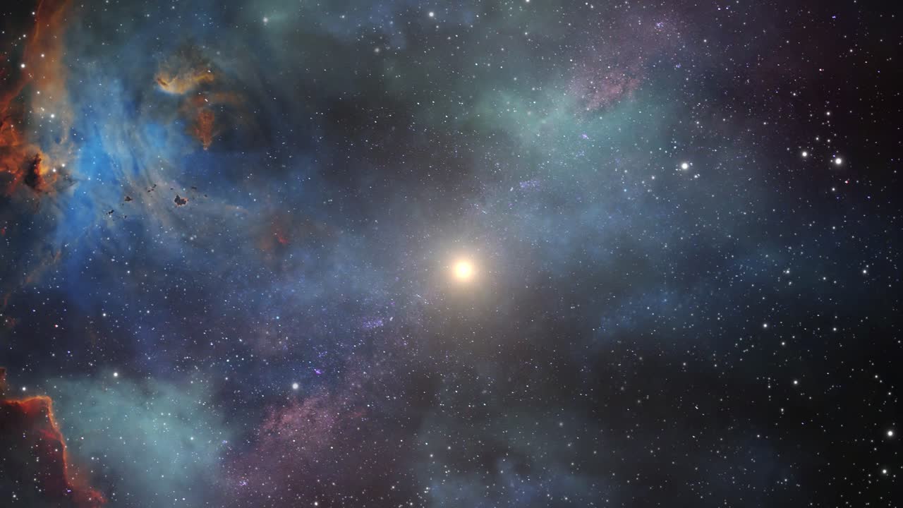 el universo está lleno de estrellas brillantes en el espacio