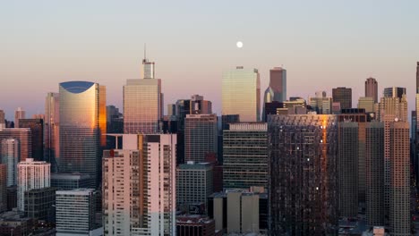 chicago west loop - drone shot