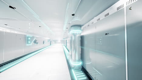 futuristic corridor