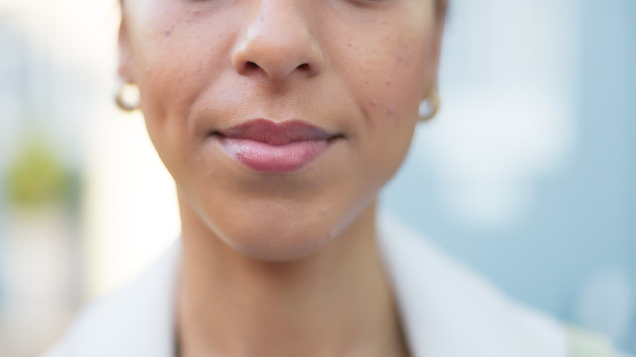 치과 진료 후 치아와 건강한 미소