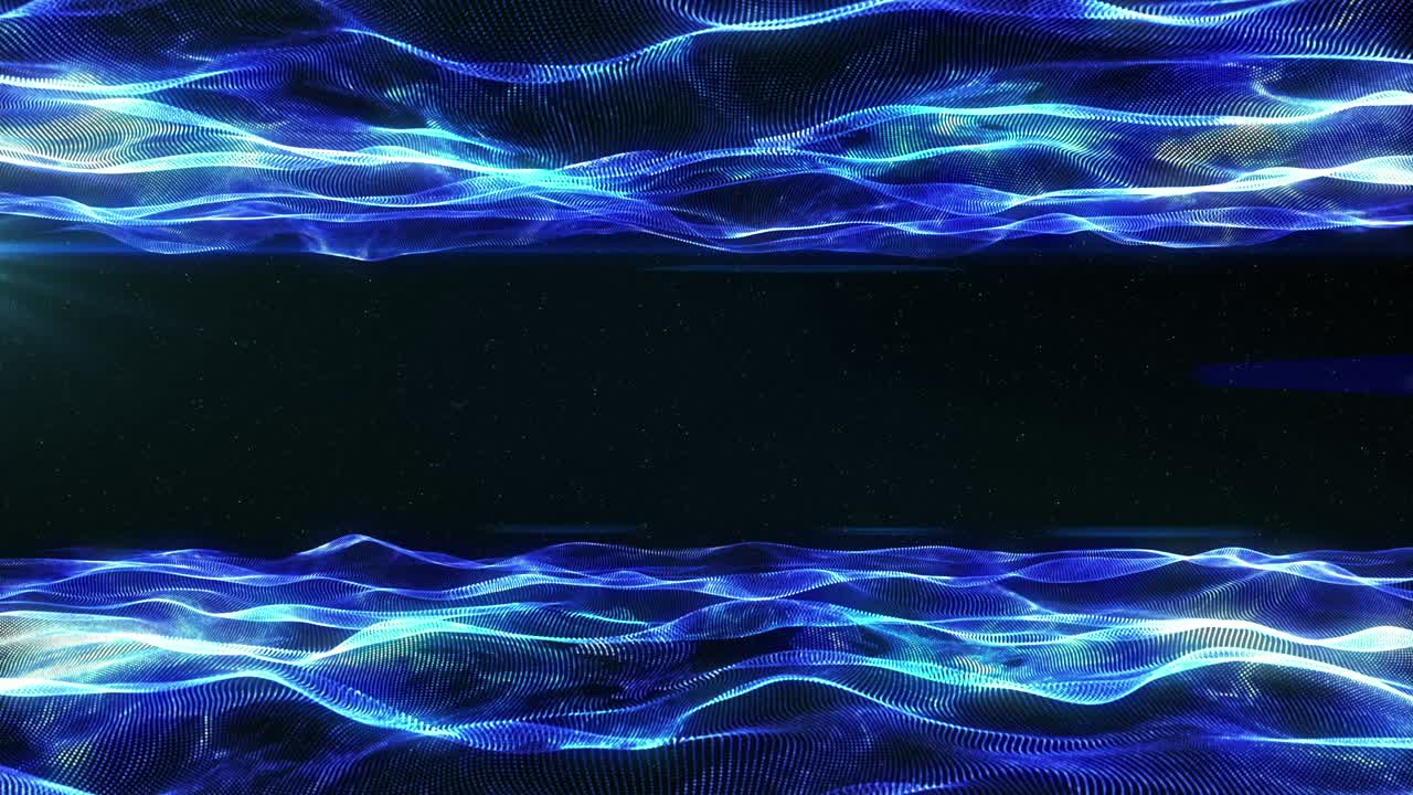 추상적 인 푸른 파도 배경