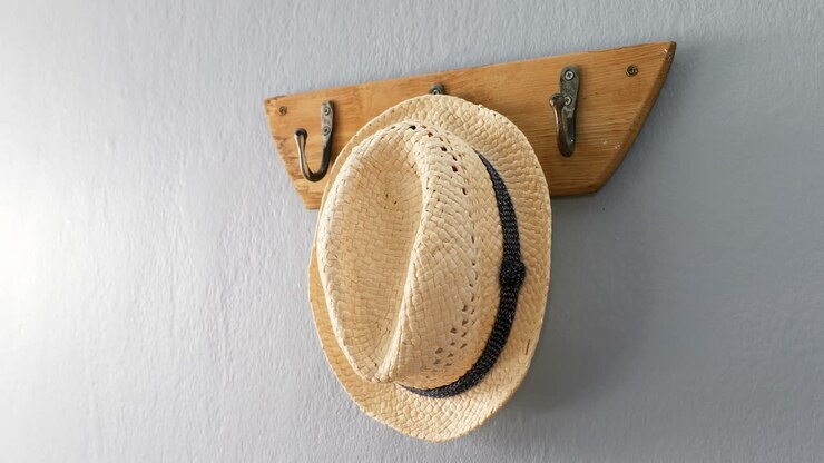 Cappello appeso al gancio 4k