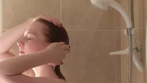 A-woman-Relaxing-in-the-shower