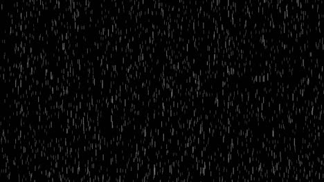 rain drops falling alpha computer generated rain animation