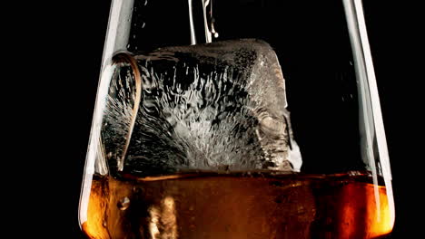 ice and a drink