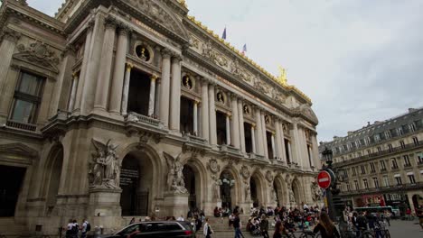 the garnier palace  opera house in paris