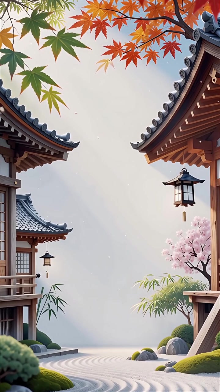 Sfondo Animato Cultura Giapponese 4K
