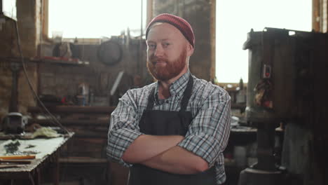 Portrait-of-Blacksmith-in-Smithy