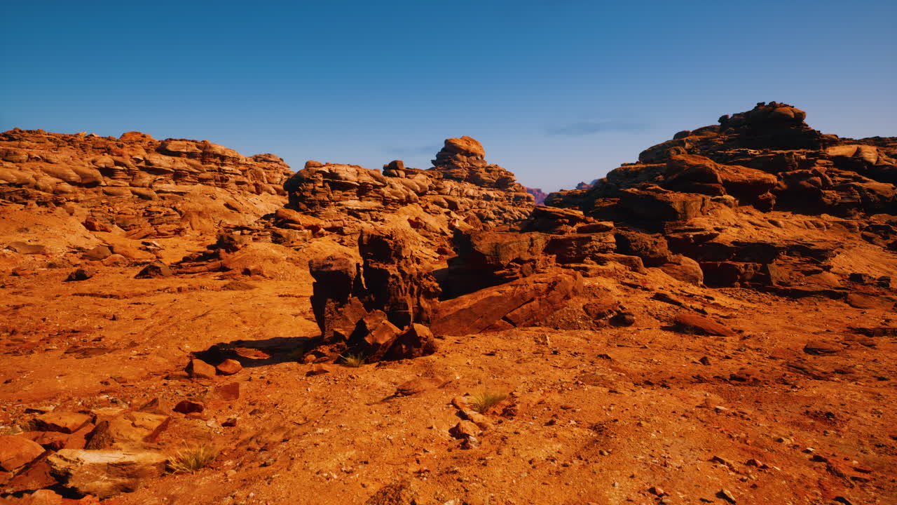 놀라운 레드 록 캐니언 풍경