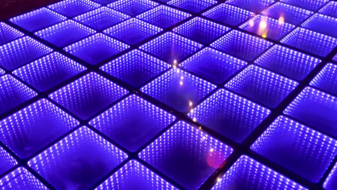 The dancefloor at an Indian wedding