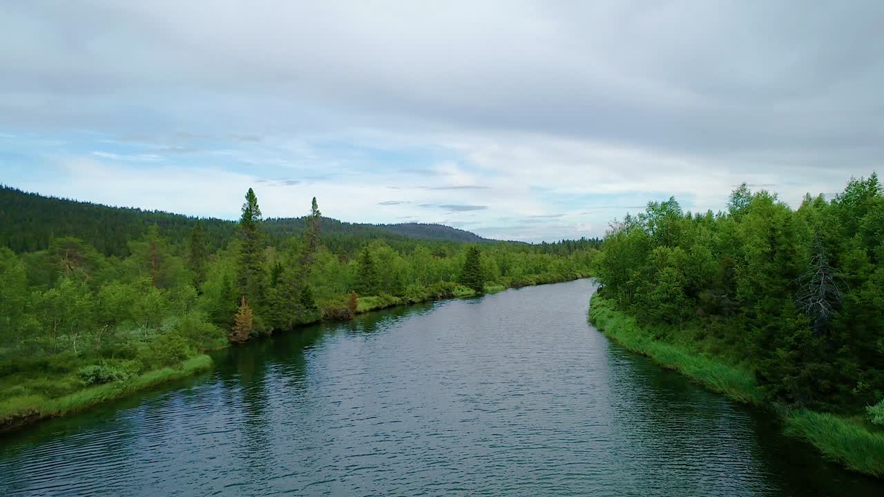 Ljusnan-joki, Ruotsi