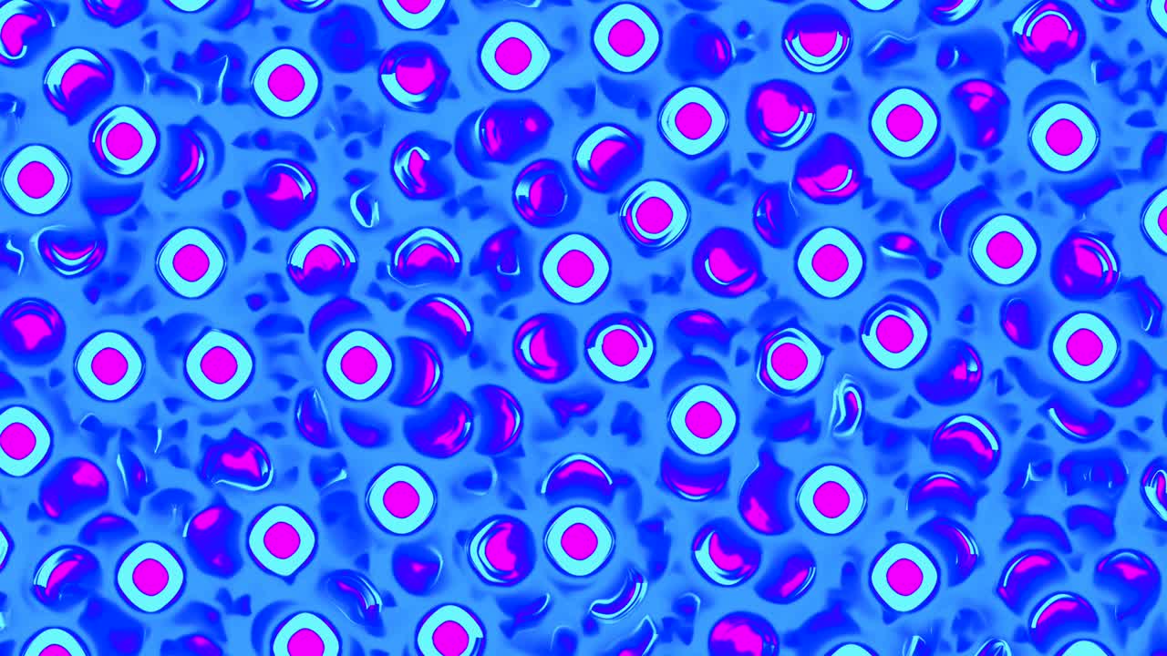 Background loopable fashion wall with neon iridescent lights changing colour and shape