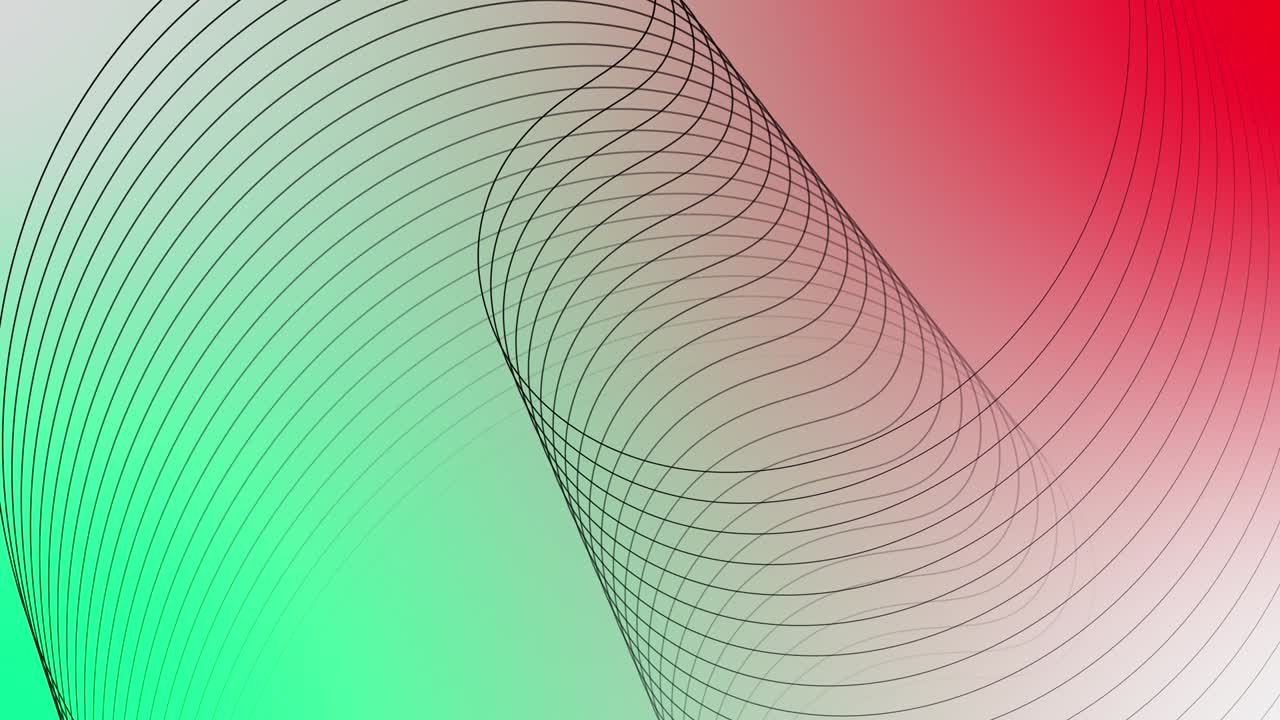 Futuristic colorful wireframe wave. abstract background with geometric lines.