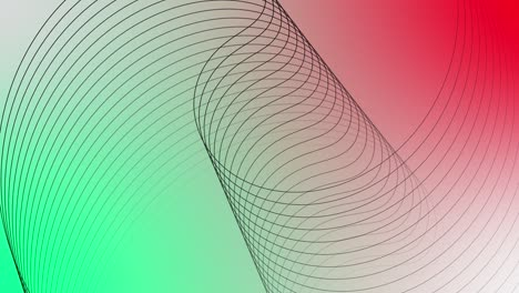 futurista colorido marco de alambre onda. fondo abstracto con líneas geométricas.