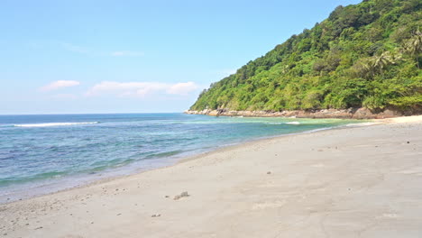 clima soleado en la playa de arena blanca en marmaris turquía