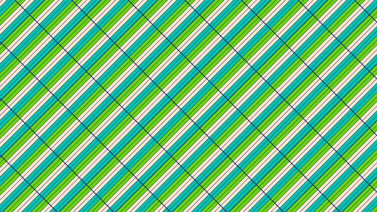 patrón de video gráfico 2d que se mueve hacia la parte inferior derecha con zoom, compuesto de diseños y formas con texturas multicolores.