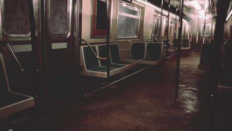 empty subway car