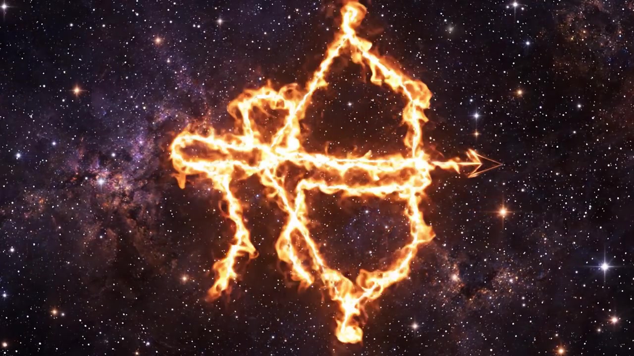 Una trasformazione cosmica: l'esplosione di luce stellare che si evolve in un motivo celeste nella vastità dello spazio, catturando l'essenza dei fenomeni galattici.