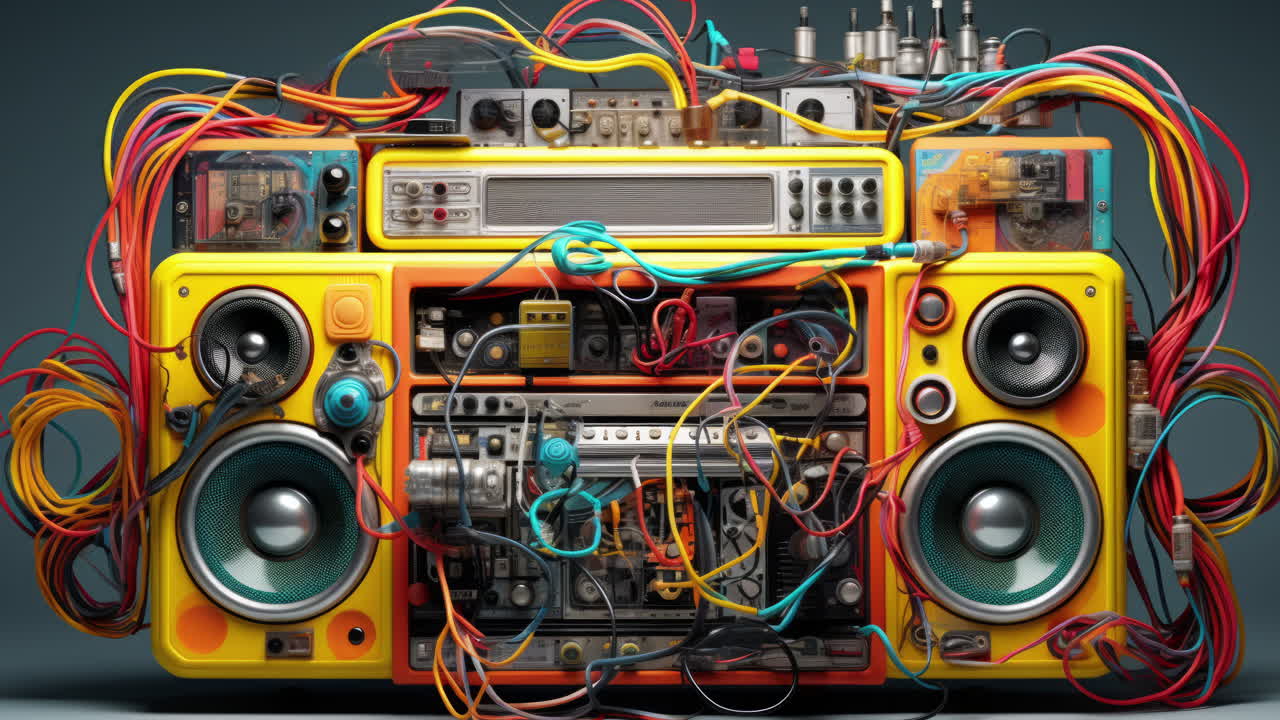 colección de casetes de audio