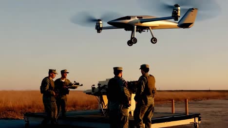 entrenamiento militar en operaciones de drones