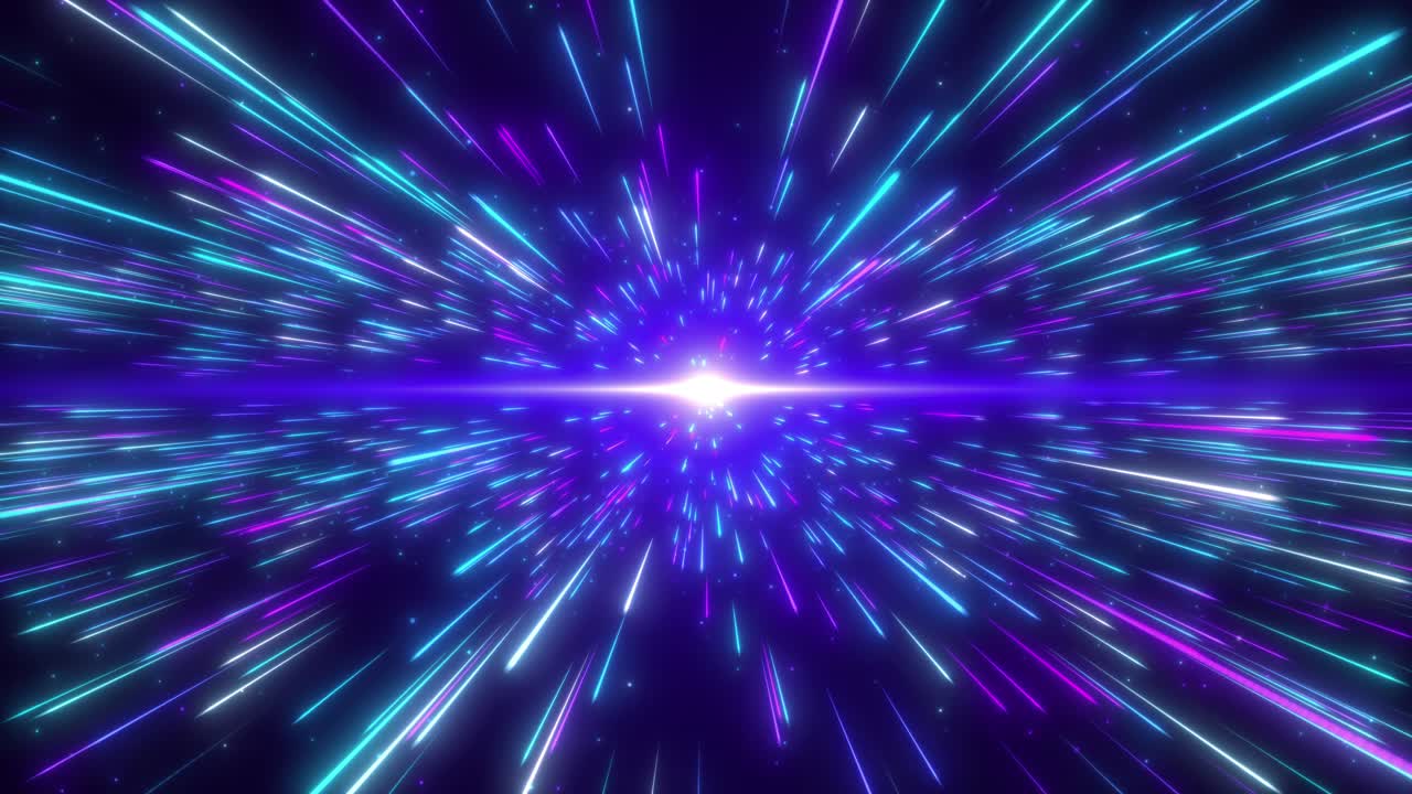 4k hyperdrive high speed flying lines light speed tunnel background scifi digital footage electric