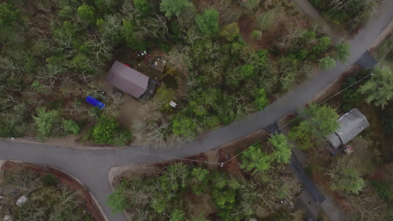 Aerial view of homes in New Hampshire