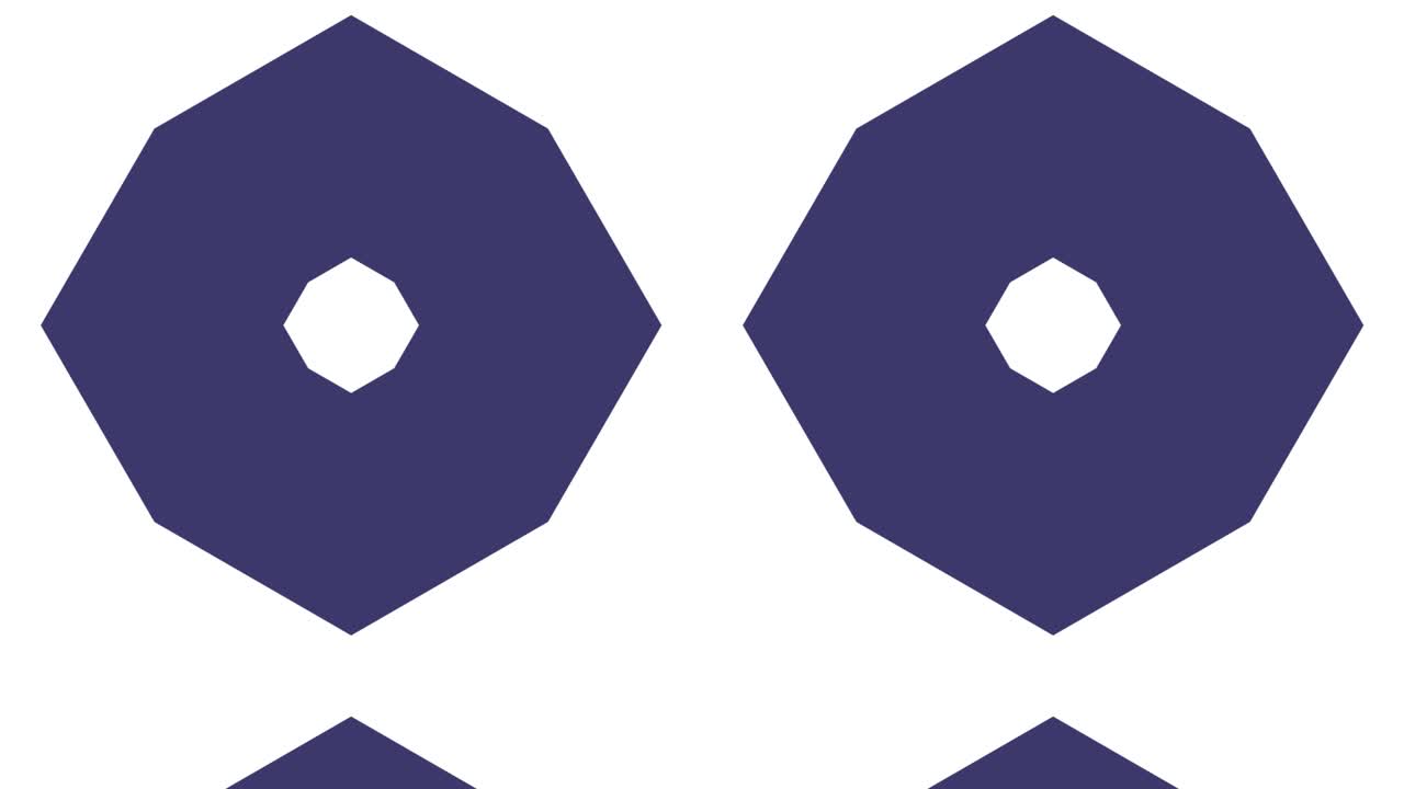 mosaico geométrico multicolor. telón de fondo geométrica dinámica abstracta. teló de fondo geometrico de bucle sin costuras