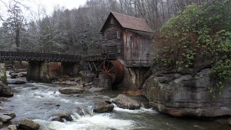 grist mill on the glad creek in wv